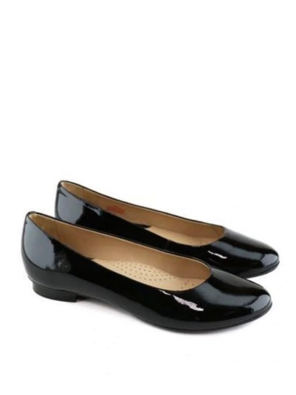 Marc Joseph New York Black Patent Leather Ferris Ballet Flat Arch / New in Box